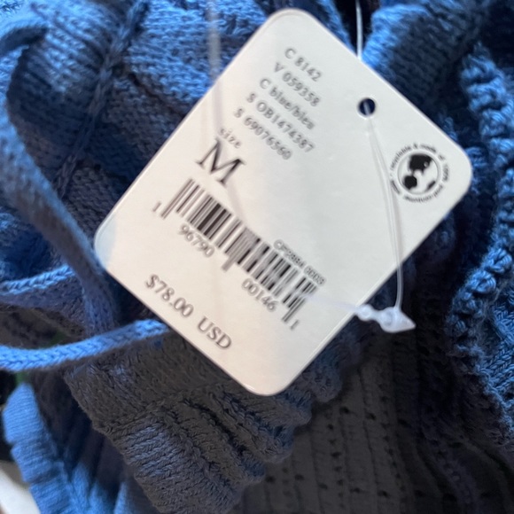 NWT free people Mallorca Fauxchet Sweater MIDI M - Picture 5 of 5